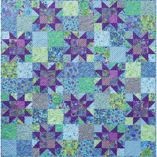 Bright Star No Cutting Quilt Kit