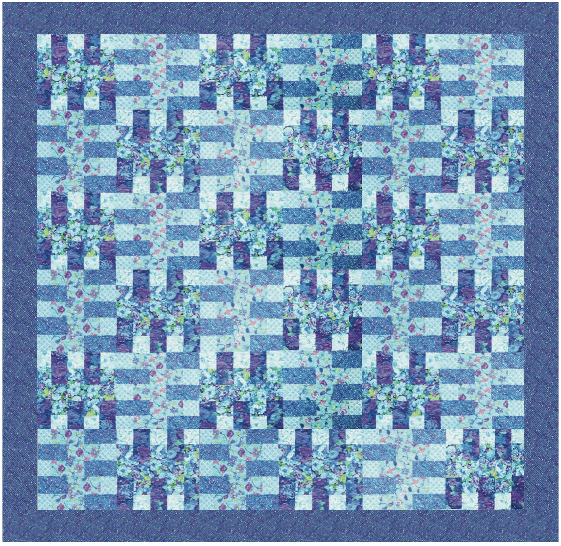 Criss Cross No Cutting Quilt Kit