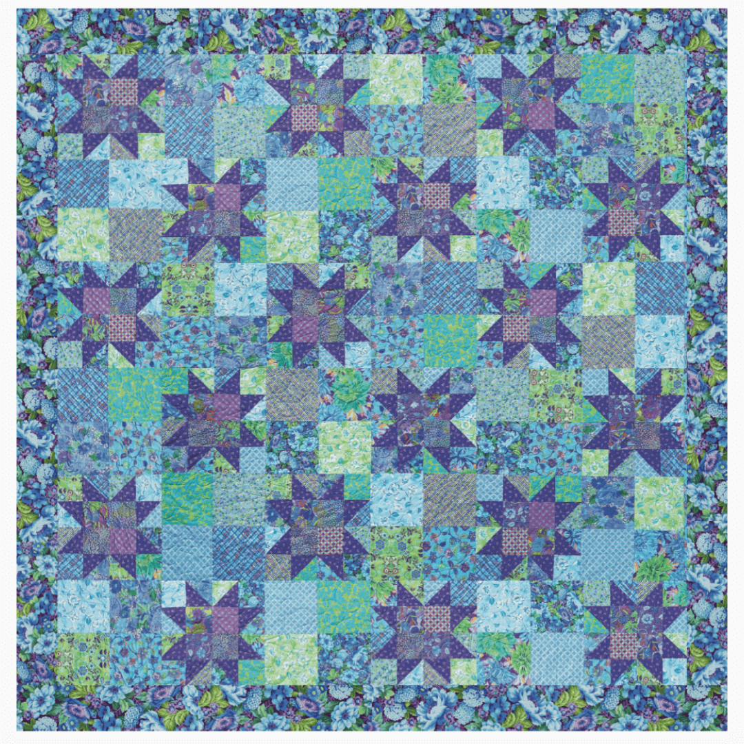 Bright Star No Cutting Quilt Kit