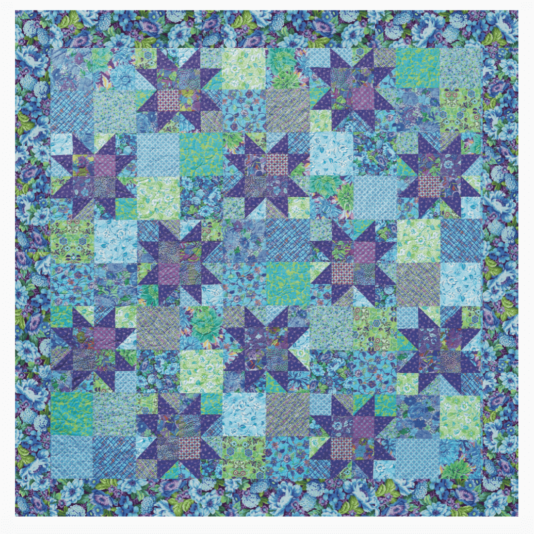 Bright Star No Cutting Quilt Kit