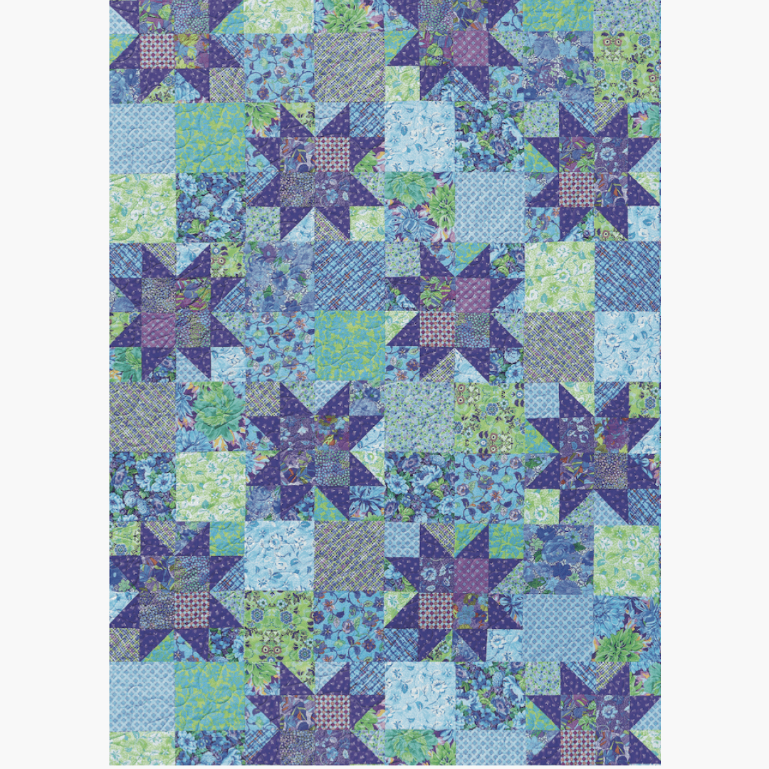 Bright Star No Cutting Quilt Kit