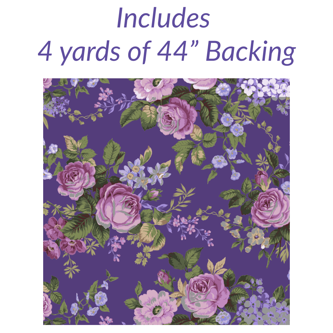 Flower Market No Cutting Quilt Kit