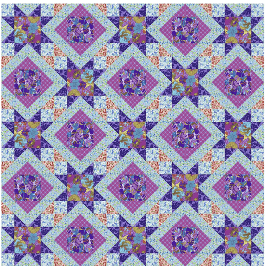 Hopscotch No Cutting Quilt Kit