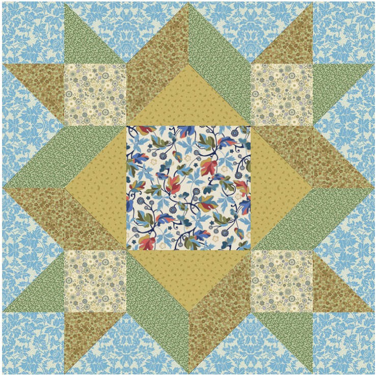 Dancing Stars Dusk No Cutting Quilt Kit