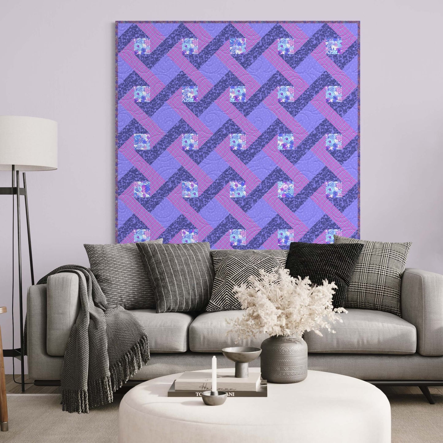 Woven Rose Precut Quilt Kit