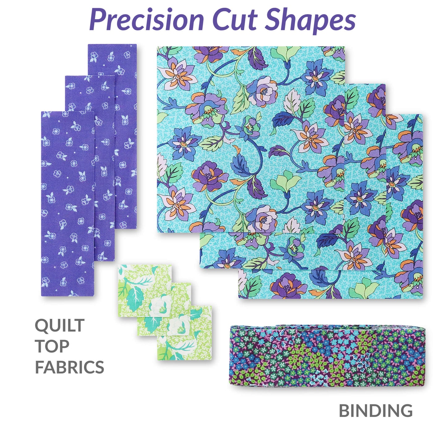 Around Town Misty Precut Quilt Kit