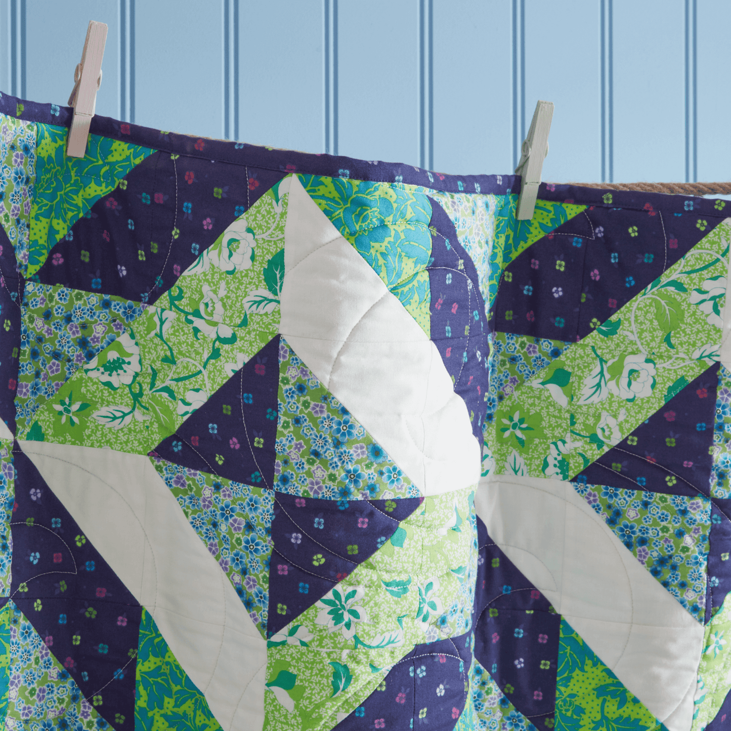 Ocean Waves Ready to Sew Quilt Kit