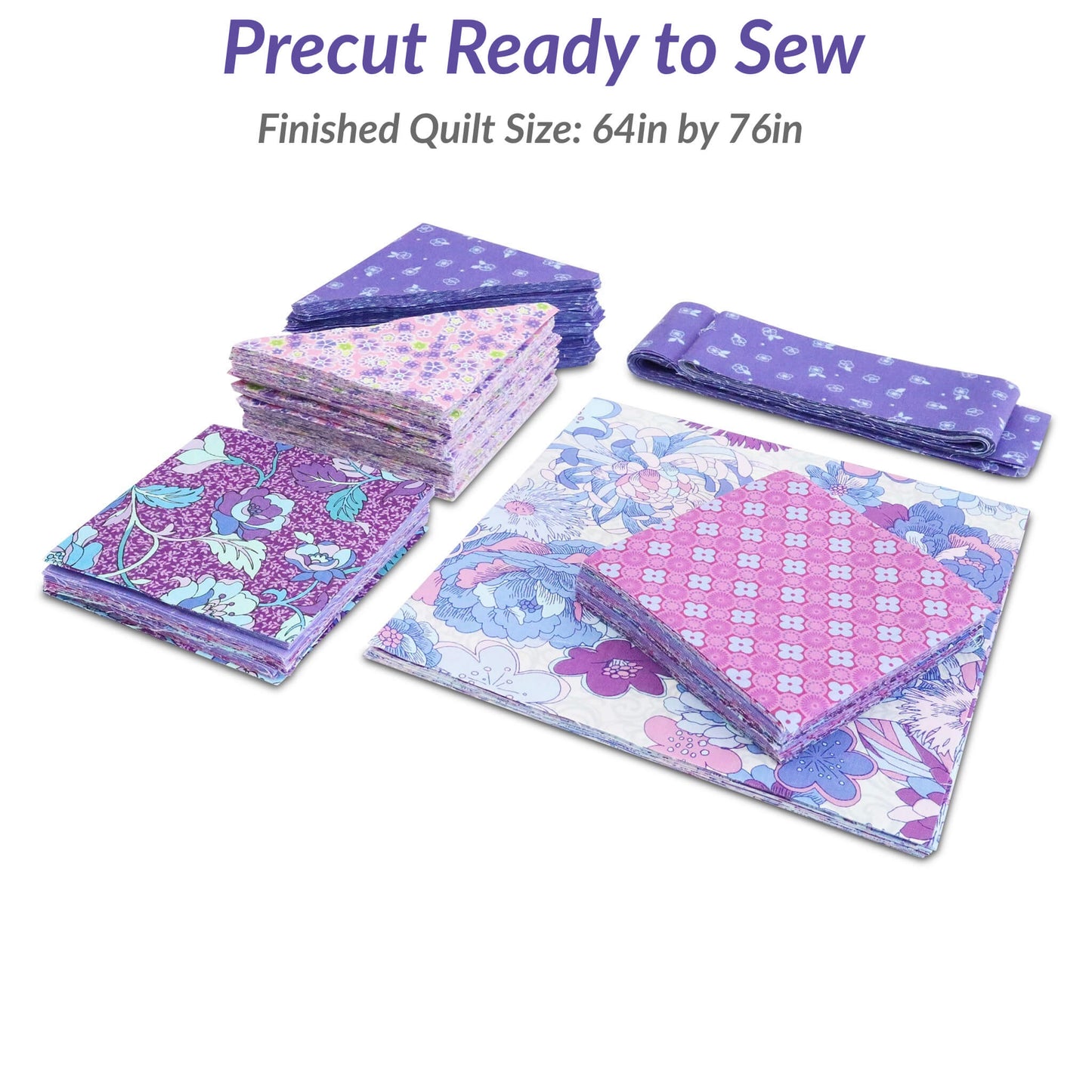 Radiance Heather Precut Quilt Kit