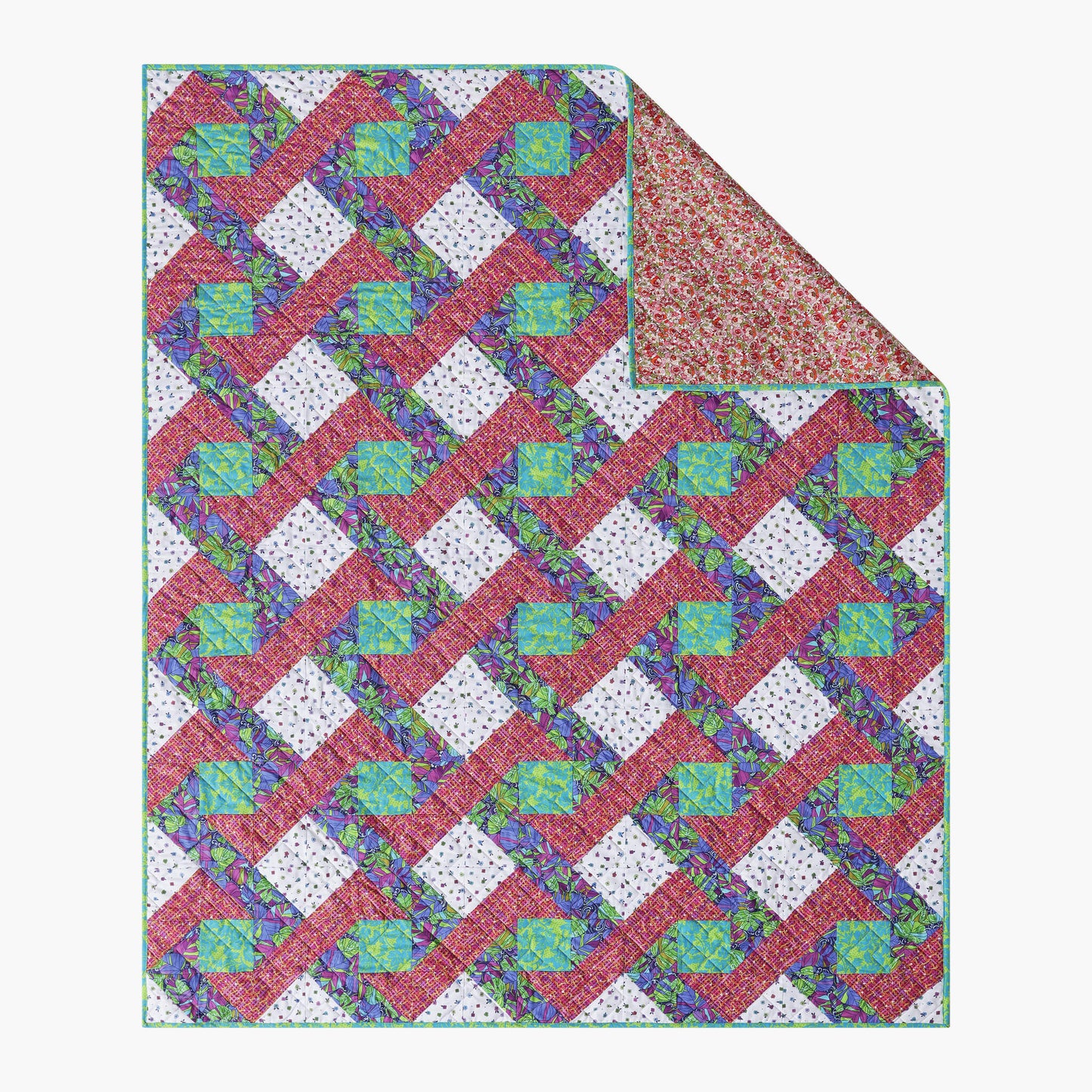 Woven Poppy Precut Quilt Kit