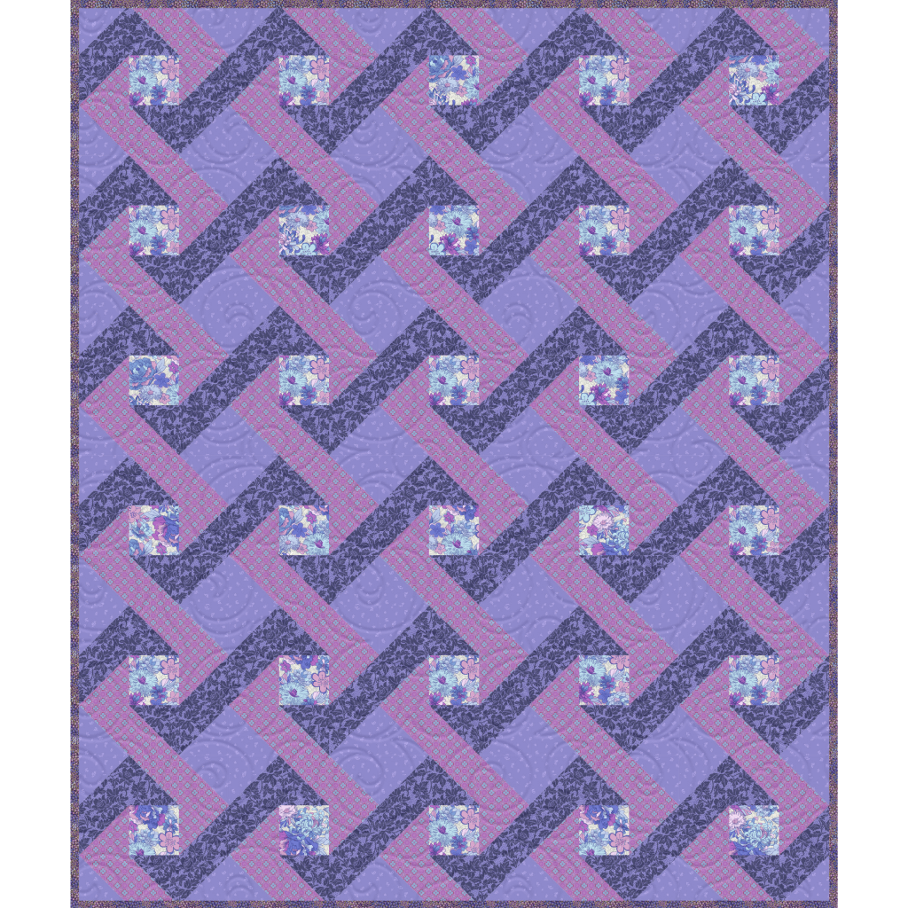 Woven Rose Precut Quilt Kit