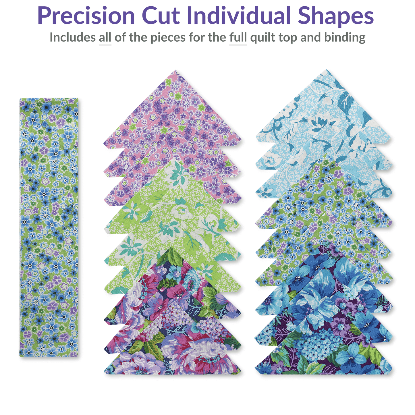 Zig Zag Pink Precut Quilt Kit
