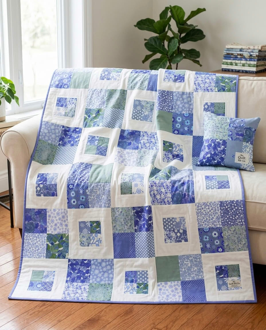 Box Step No Cutting Quilt Kit