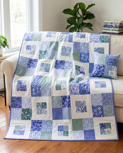 Box Step No Cutting Quilt Kit