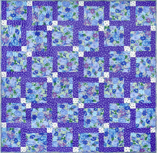 Around Town Sky No Cutting Quilt Kit