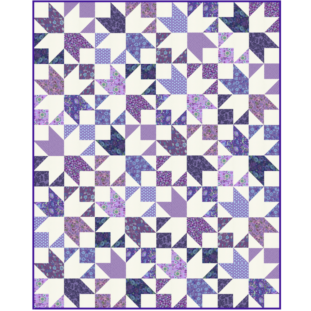 Aster No Cutting Quilt Kit