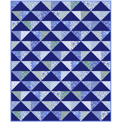 Beach House Evening No Cutting Quilt Kit