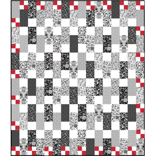 Bits and Pieces No Cutting Quilt Kit