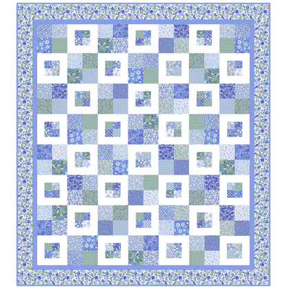 Box Step No Cutting Quilt Kit