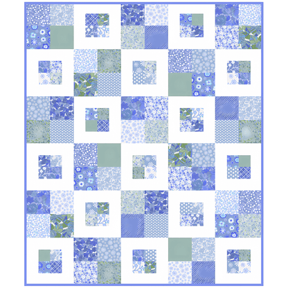 Box Step No Cutting Quilt Kit