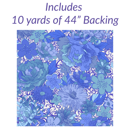 Bright Star Iris No Cutting Quilt Kit