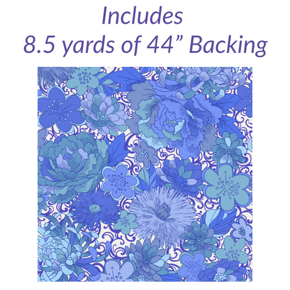 Bright Star Iris No Cutting Quilt Kit