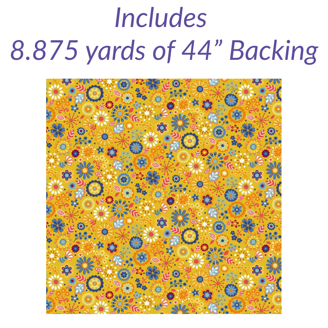 Butterscotch No Cutting Quilt Kit