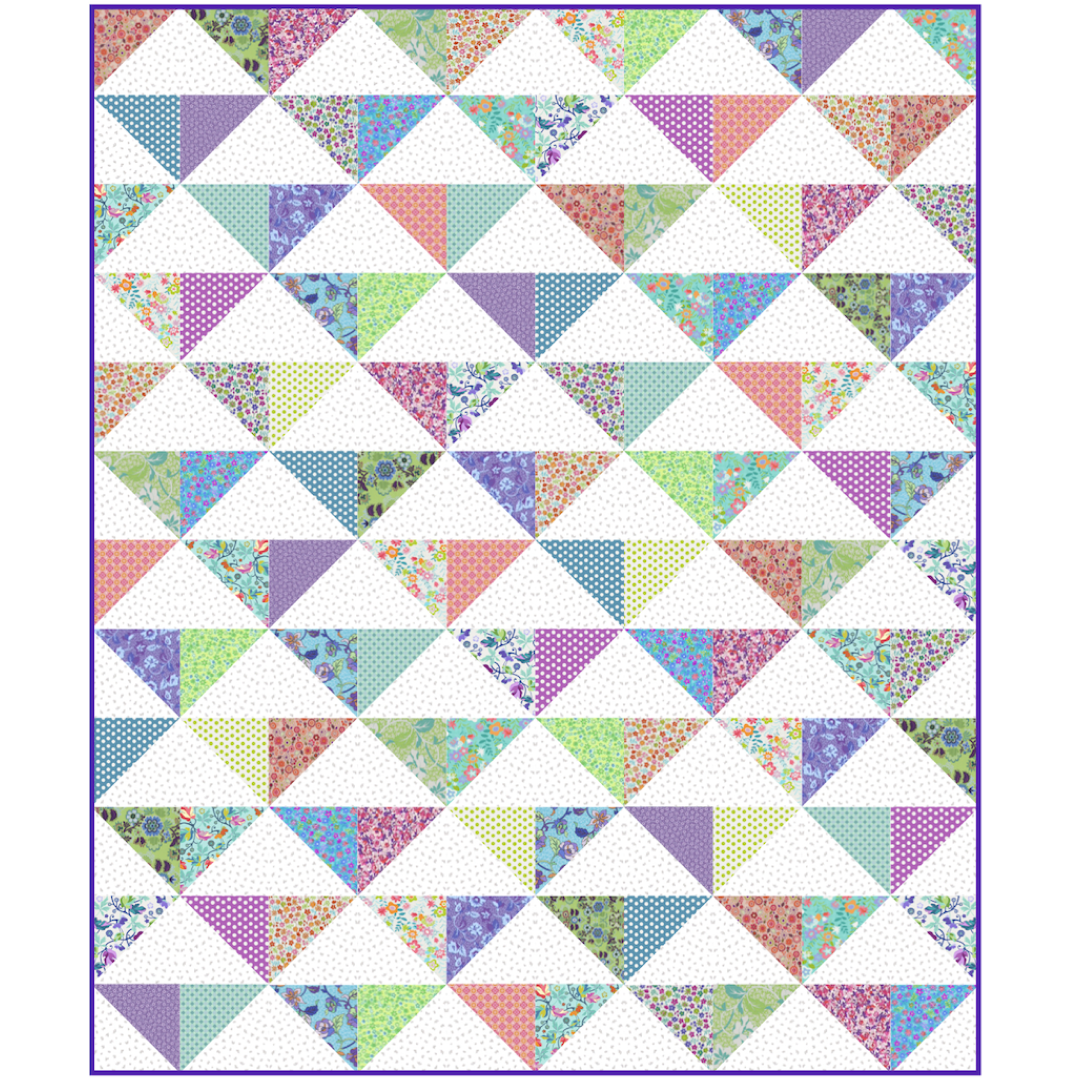 Carousel No Cutting Quilt Kit