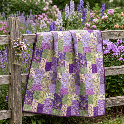 Flower Market No Cutting Quilt Kit