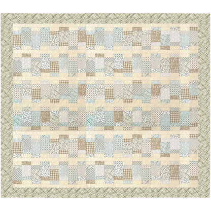 Cobblestone No Cutting Quilt Kit