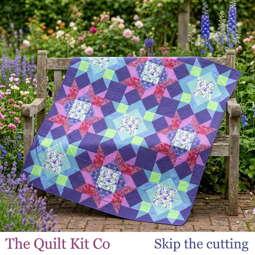 Dancing Stars Glee No Cutting Quilt Kit