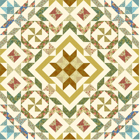 Flirtation No Cutting Quilt Kit