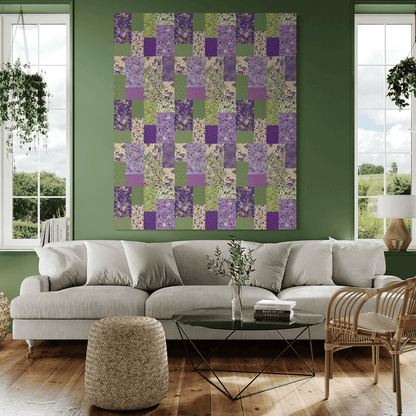Flower Market No Cutting Quilt Kit