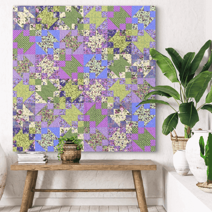 Garden Party No Cutting Quilt Kit