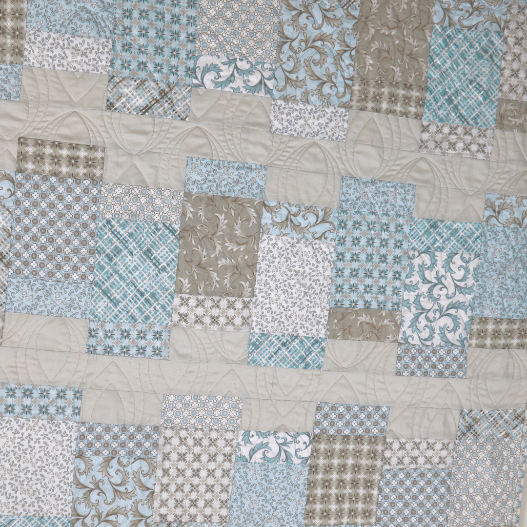 Cobblestone No Cutting Quilt Kit