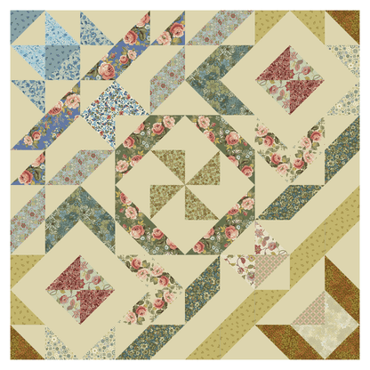 Flirtation No Cutting Quilt Kit