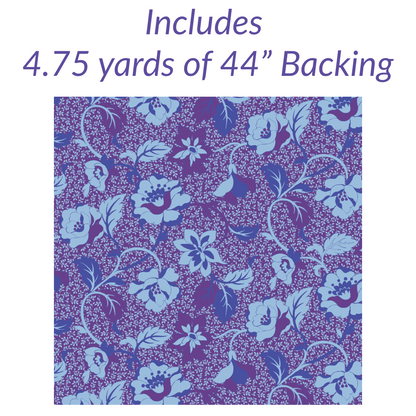 Zig Zag Purple No Cutting Quilt Kit