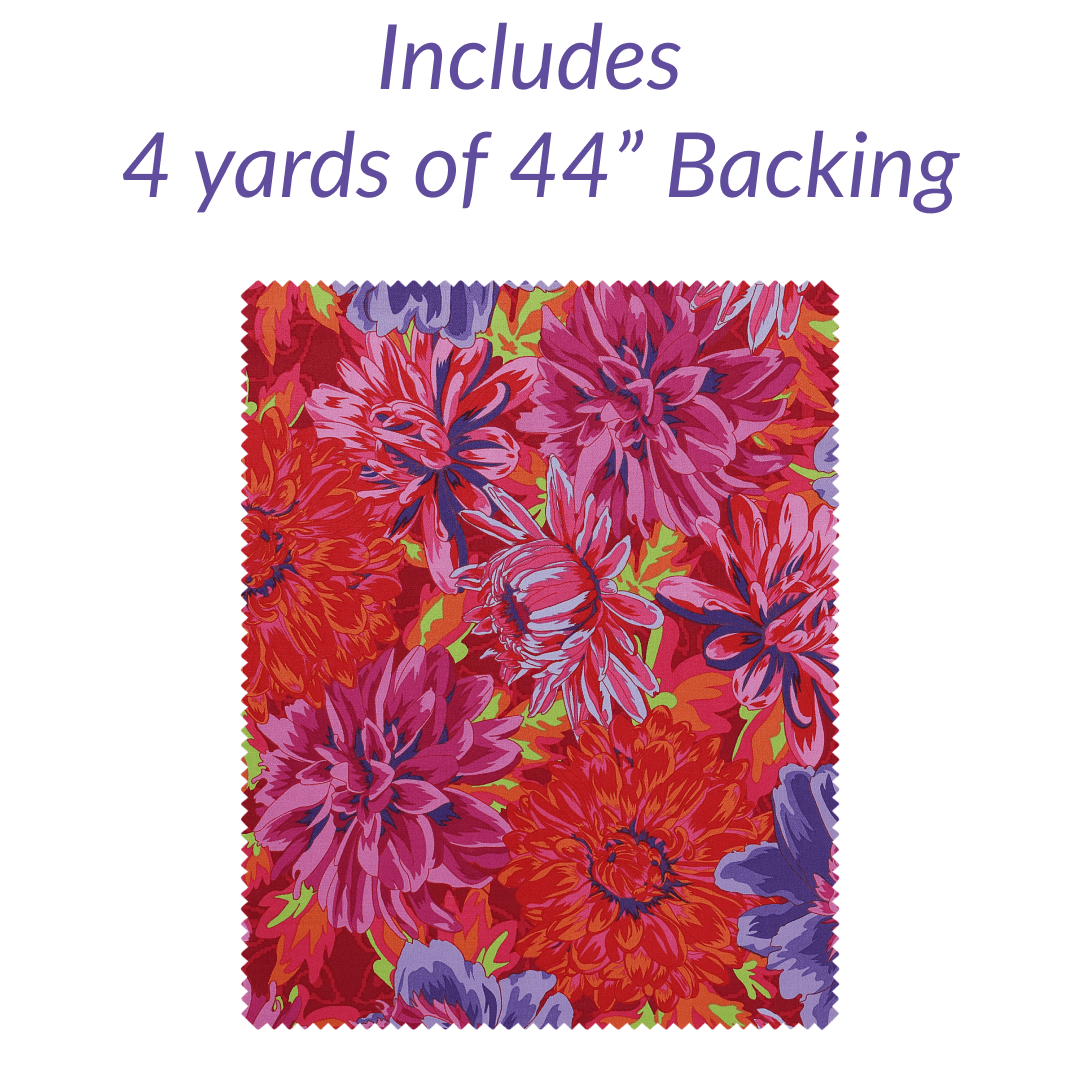 Glimmer Iris No Cutting Quilt Kit