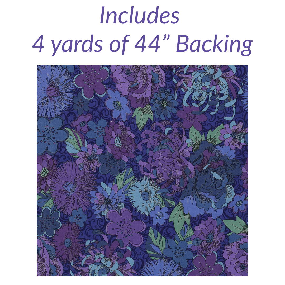 Flower Market No Cutting Quilt Kit