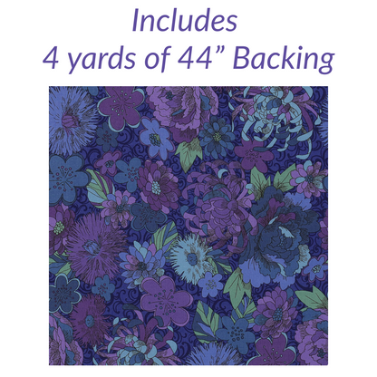 Flower Market No Cutting Quilt Kit