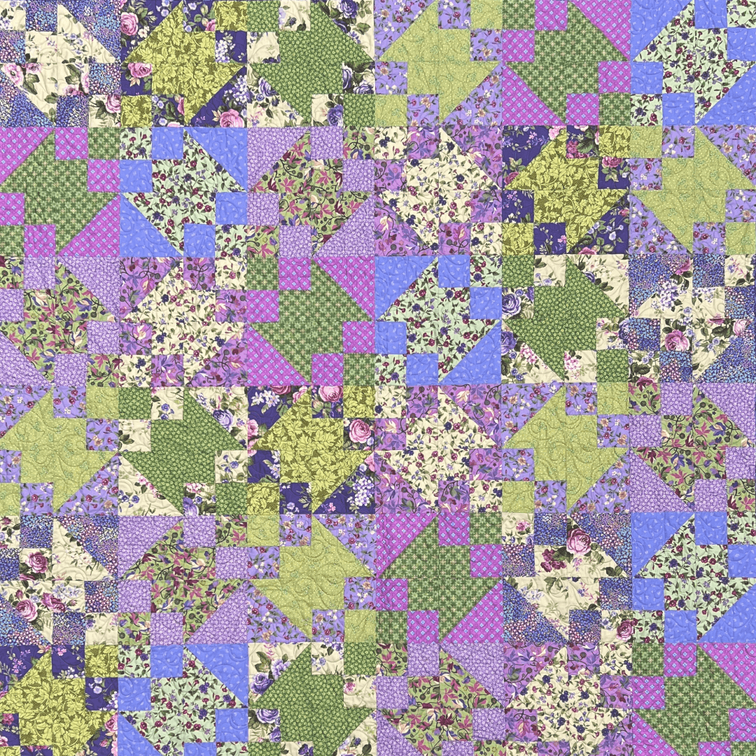 Garden Party No Cutting Quilt Kit