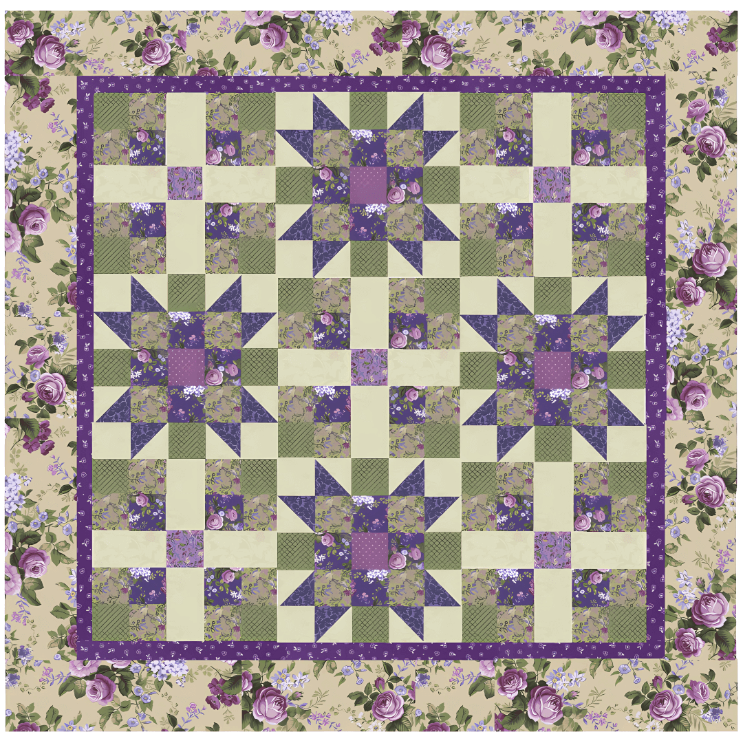 Garden Gate No Cutting Quilt Kit