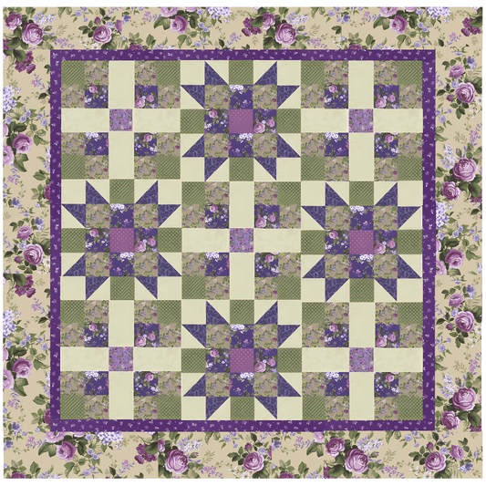 Garden Gate No Cutting Quilt Kit