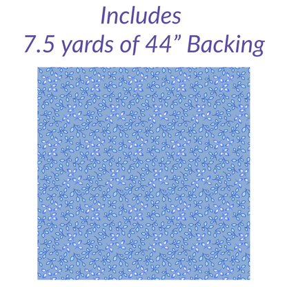 Bright Star Iris No Cutting Quilt Kit
