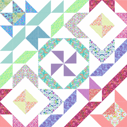 Jewel Box No Cutting Quilt Kit