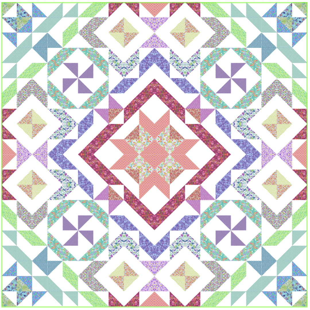 Jewel Box No Cutting Quilt Kit