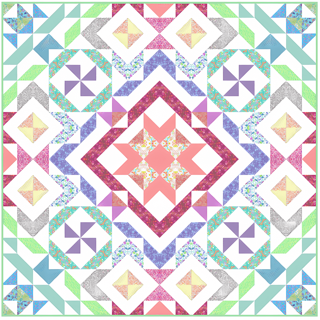 Jewel Box No Cutting Quilt Kit
