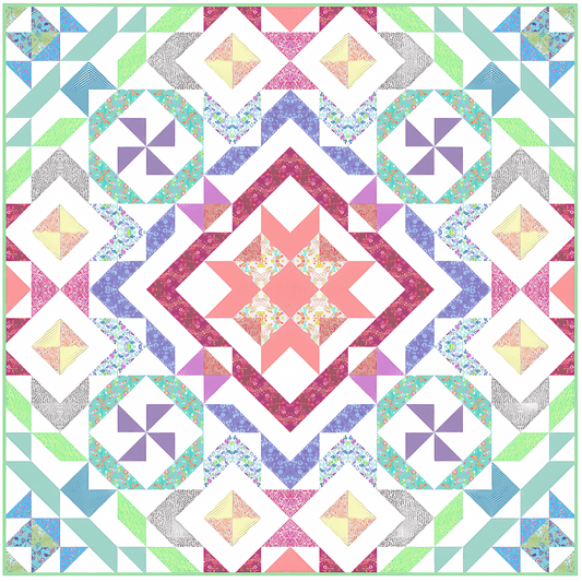 Jewel Box No Cutting Quilt Kit