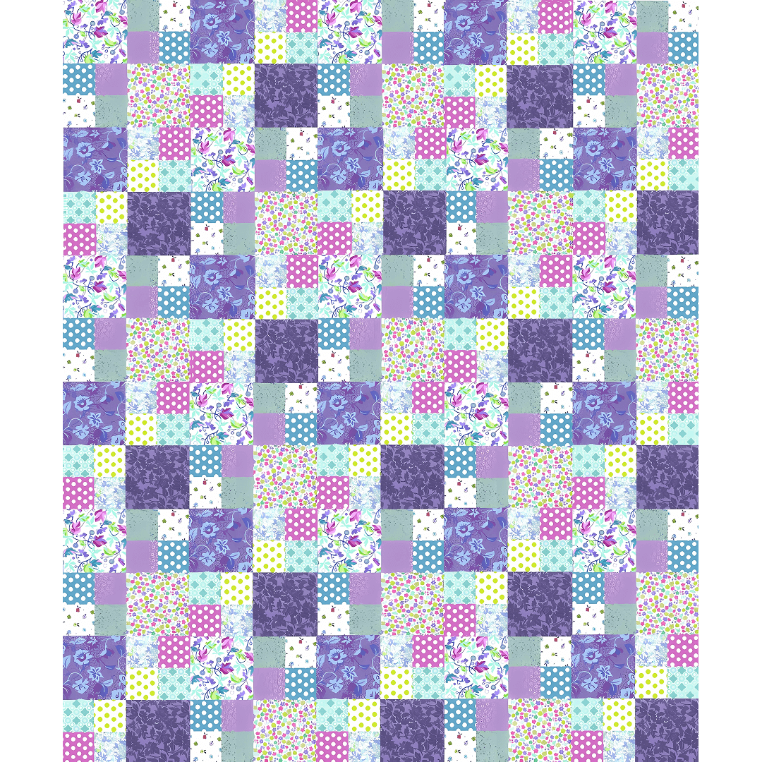 Kaleidoscope No Cutting Quilt Kit