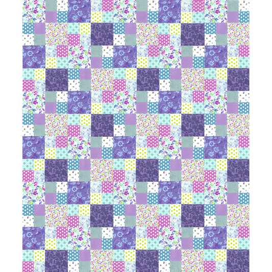 Kaleidoscope No Cutting Quilt Kit