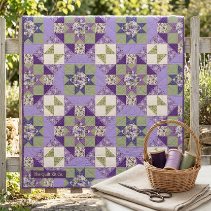 Morning Glory No Cutting Quilt Kit